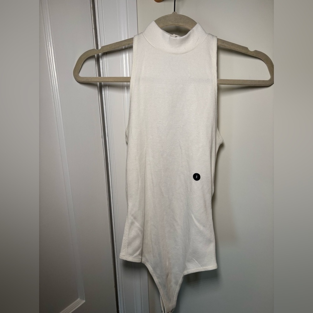 Abercrombie Sleeveless White Bodysuit